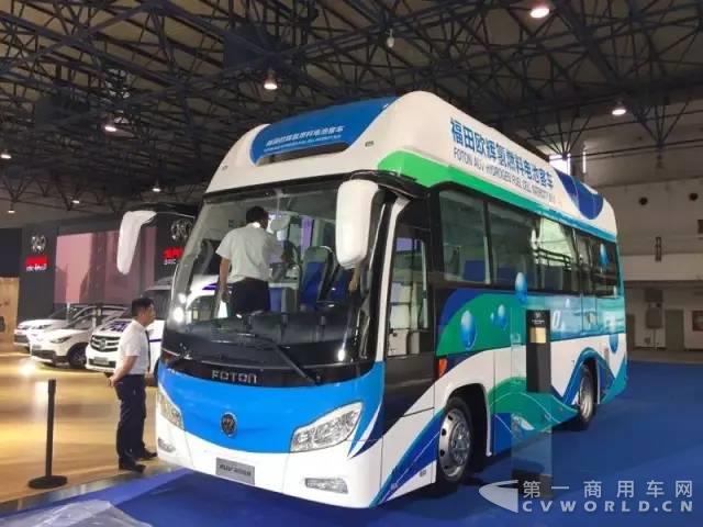 福田欧辉氢燃料电池客车亮相科博会.jpg 福田欧辉氢燃料电池客车亮相科博会.jpg