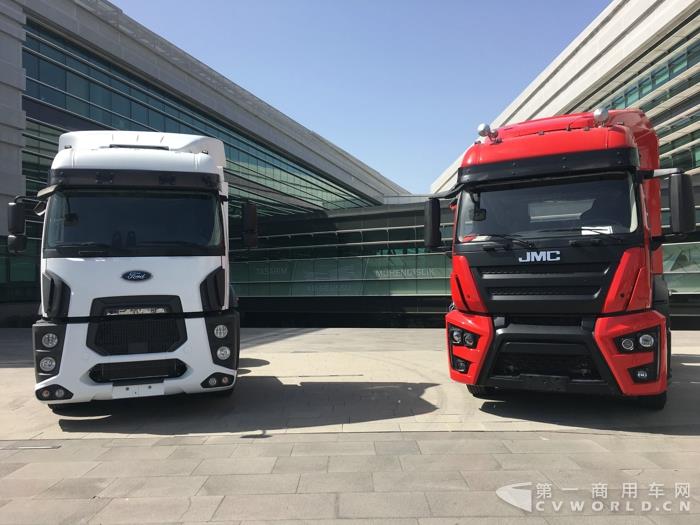 福特cargo和江铃威龙重卡.jpg 福特cargo和江铃威龙重卡.jpg
