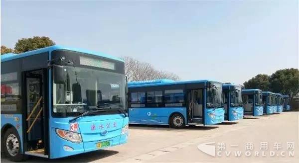 南京溧水:20辆开沃纯电动公交上路“开跑”.jpg 南京溧水:20辆开沃纯电动公交上路“开跑”.jpg