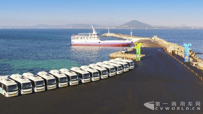 在韩国济州岛投入使用的比亚迪电动巴士车队.jpg 在韩国济州岛投入使用的比亚迪电动巴士车队.jpg